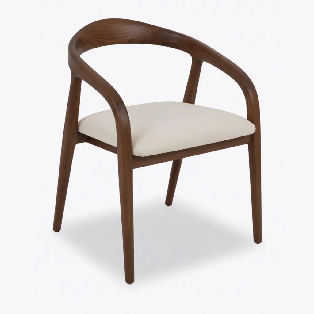 Chaise en Bois STELLA - 54 x 50 cm Hawali Home