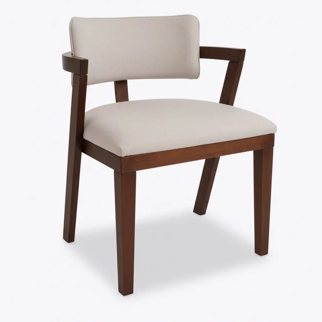 Chaise en Bois STANNY - 50 x 46 cm Hawali Home