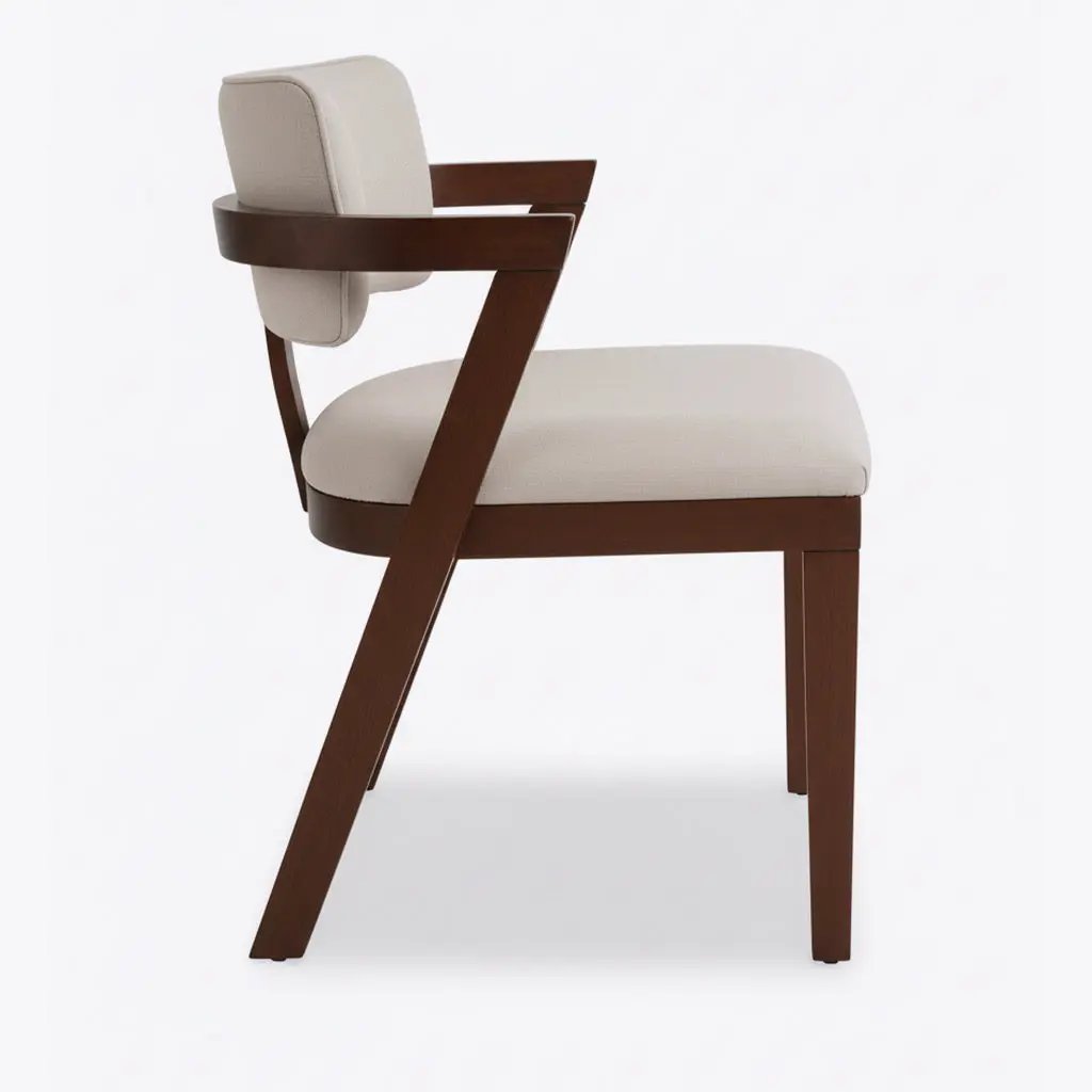 Chaise en Bois STANNY - 50 x 46 cm Hawali Home