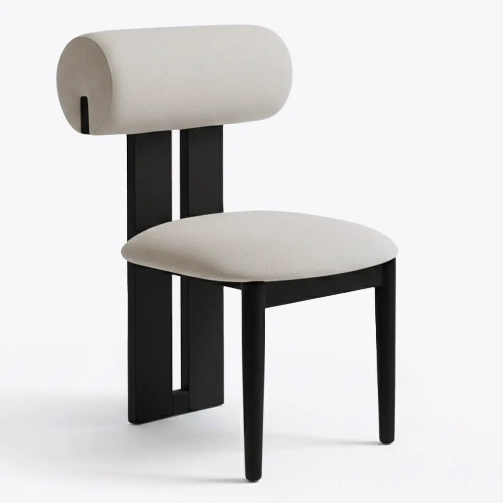 Chaise en Bois BETTY - 50 x 49 cm Hawali Home