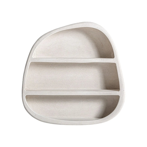 Bibliothèque en Bois Blanc Cassé ARNSBERG - 100 cm KODU