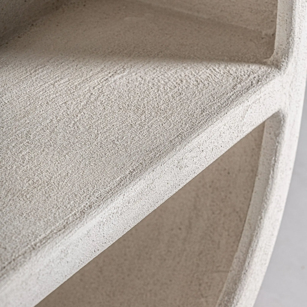 Bibliothèque en Bois Blanc Cassé ARNSBERG - 100 cm KODU