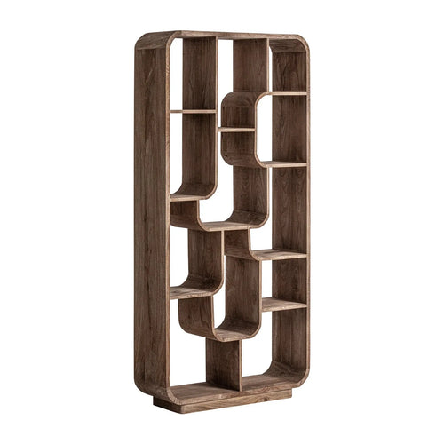 Bibliothèque en Bois de Manguier Marron FLOW - 192 cm KODU