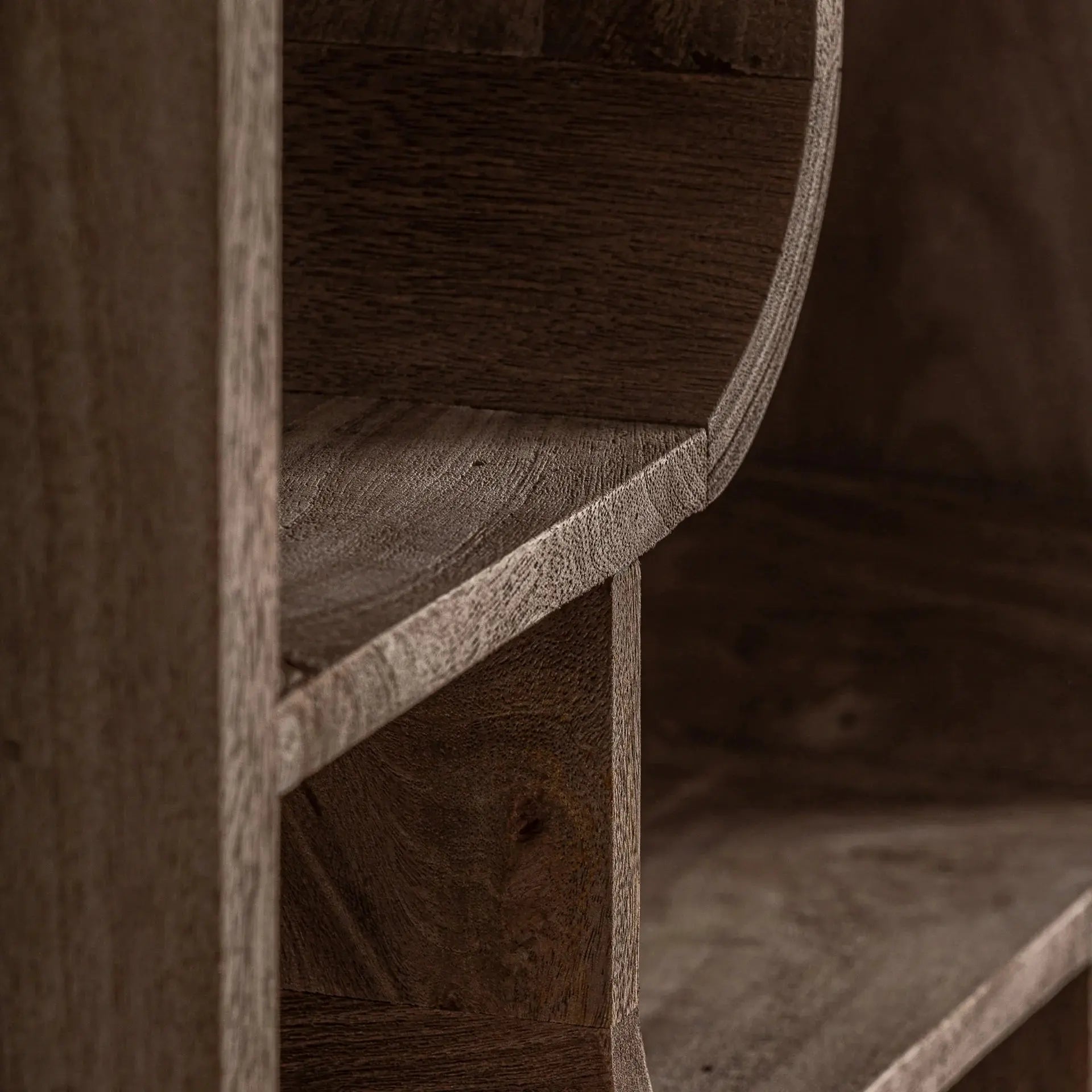 Bibliothèque en Bois de Manguier Marron FLOW - 192 cm KODU