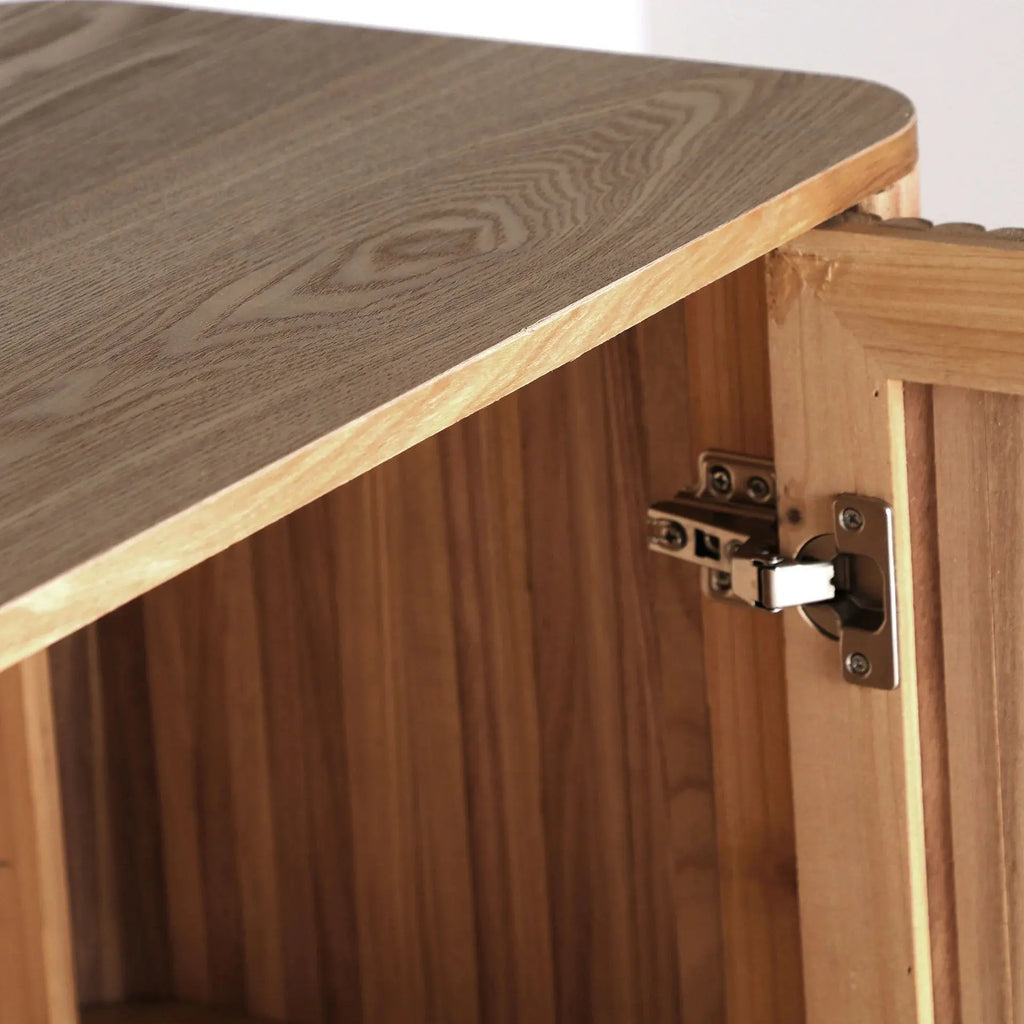 Buffet 2 Portes 4 Tiroirs en Bois SKAGEN - 160 cm KODU