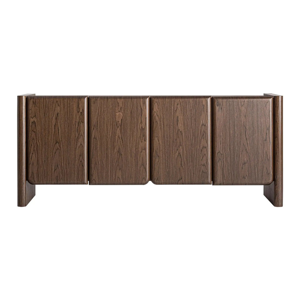Buffet 4 Portes en Bois MDF Marron ARKO - 180 cm KODU