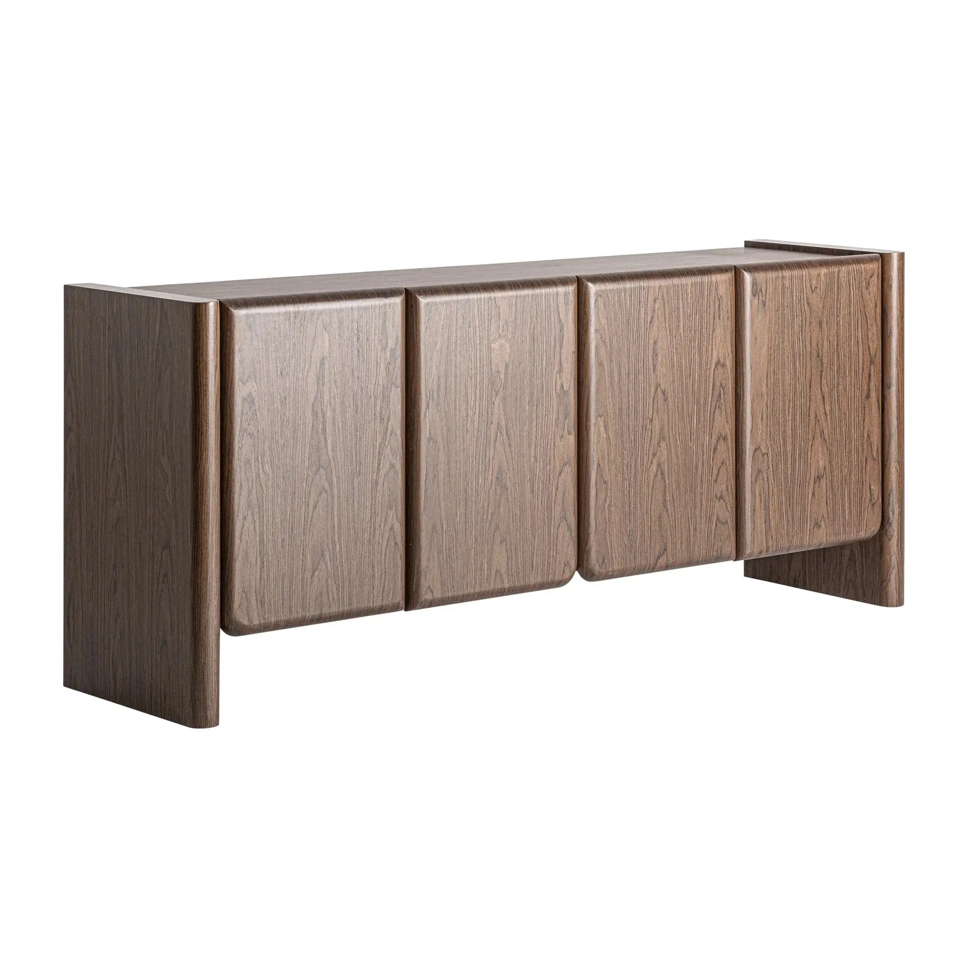 Buffet 4 Portes en Bois MDF Marron ARKO - 180 cm KODU