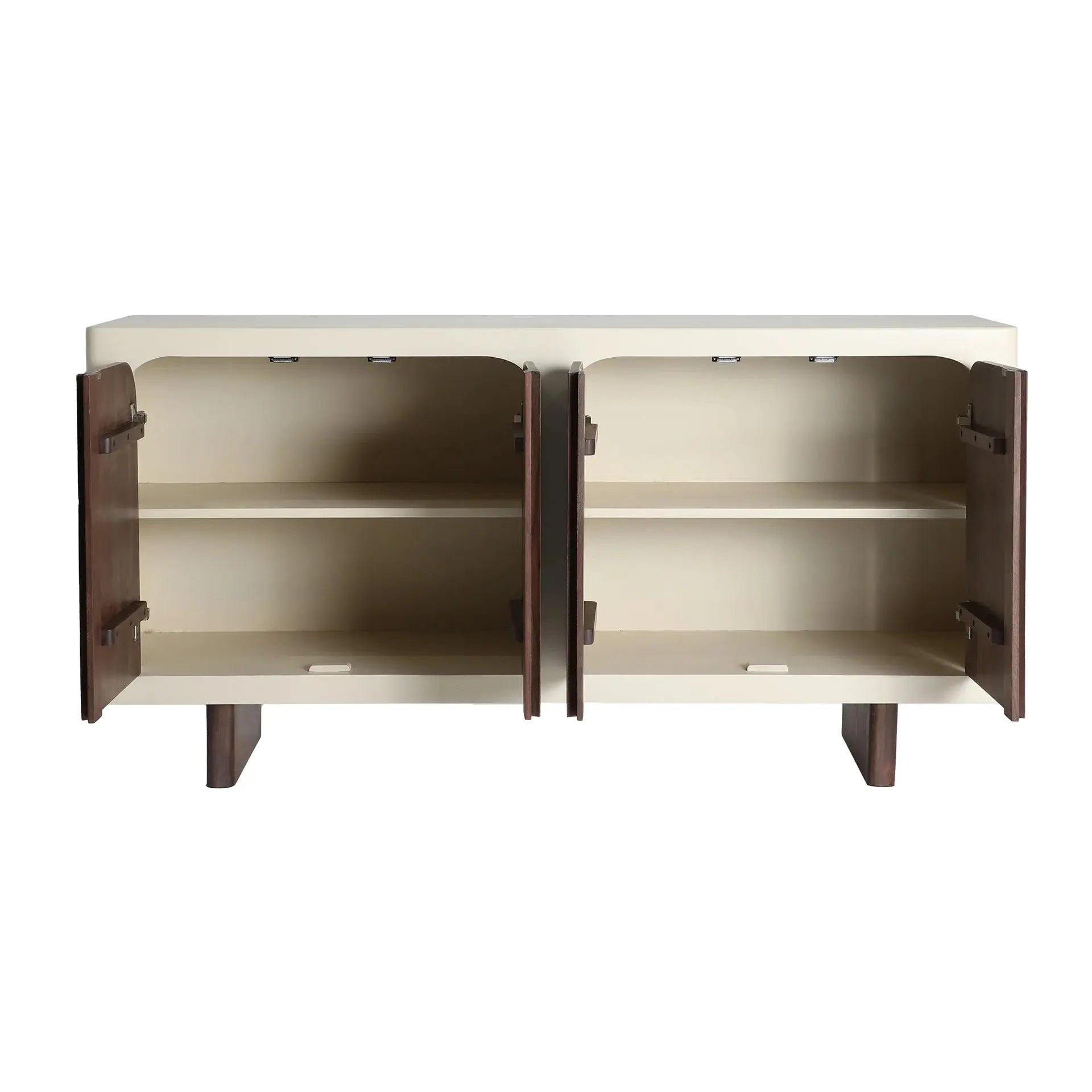Buffet 4 Portes en Bois d'Acacia GLARIS - 160 cm KODU