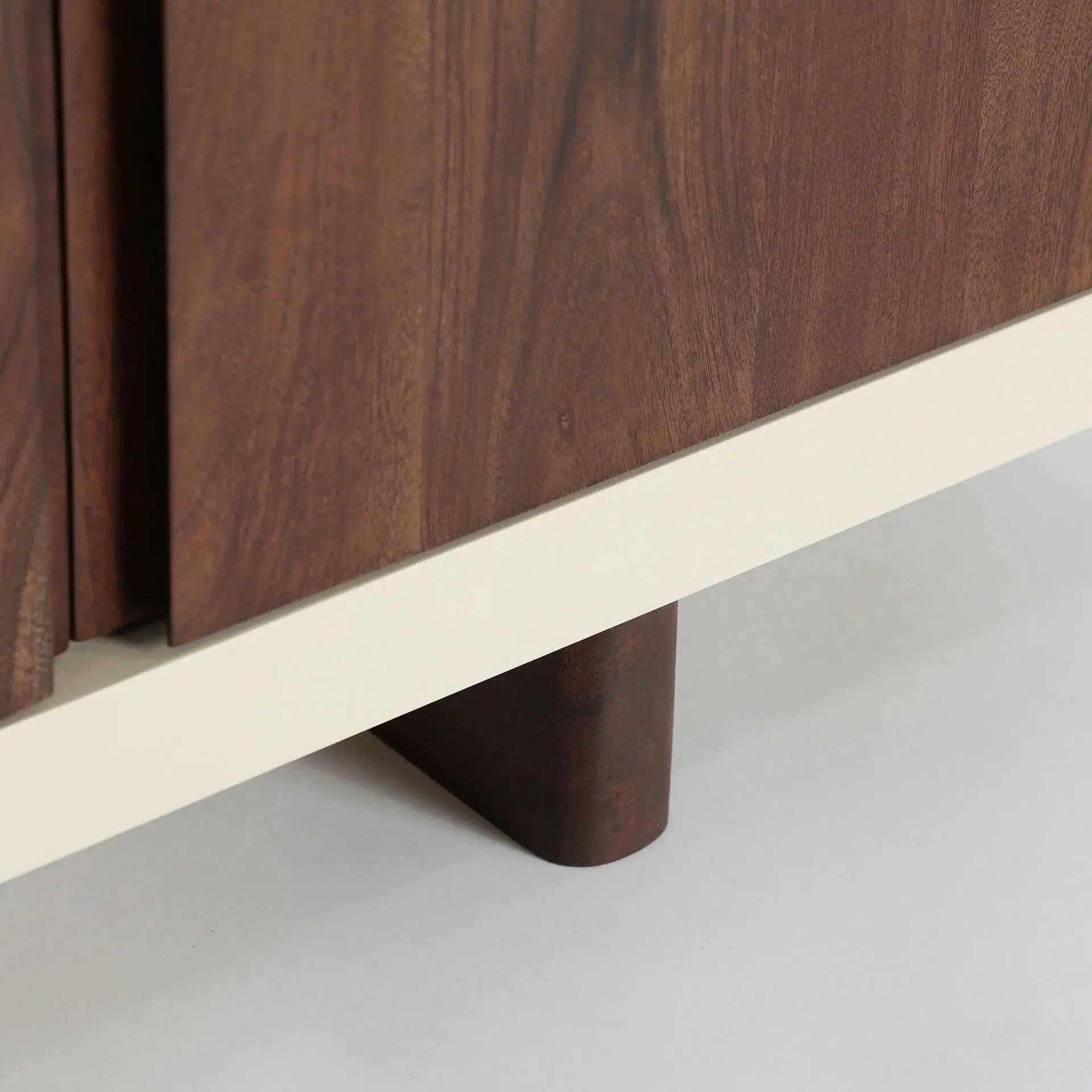 Buffet 4 Portes en Bois d'Acacia GLARIS - 160 cm KODU