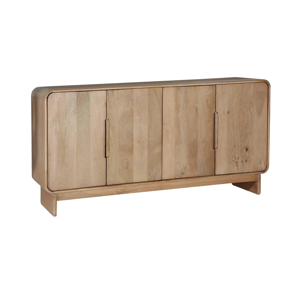 Buffet 4 Portes en Bois de Manguier CANADA - 160 cm KODU