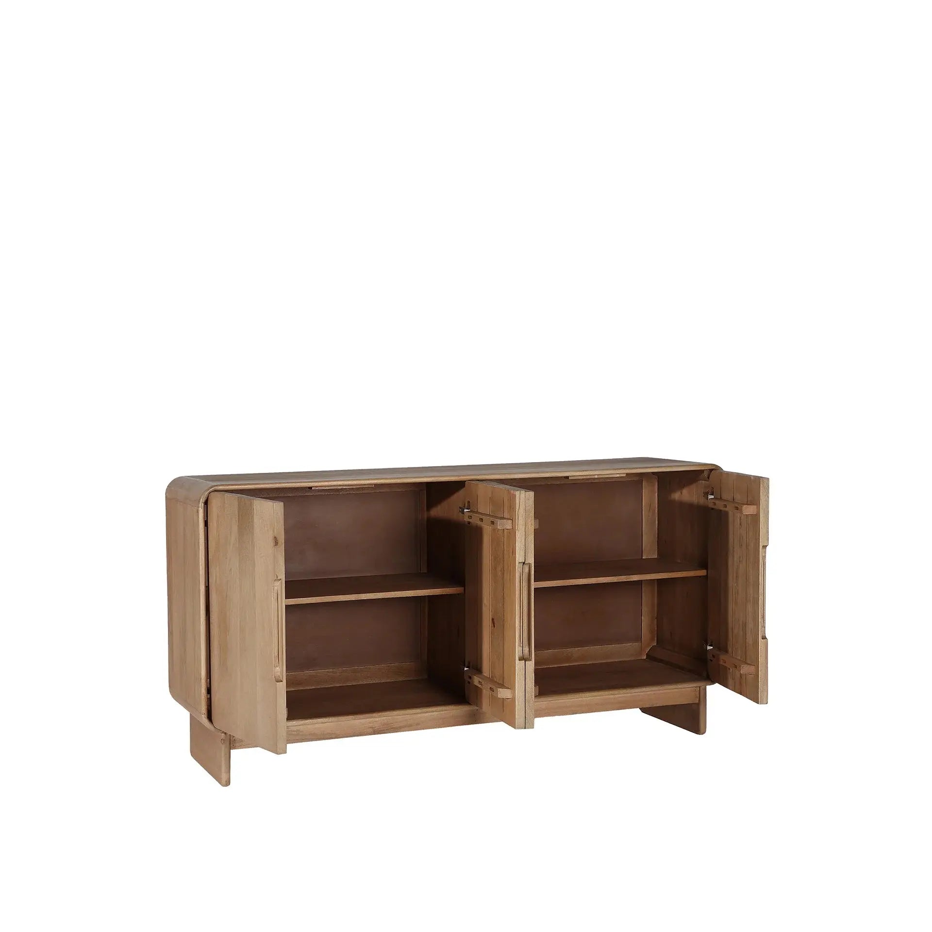 Buffet 4 Portes en Bois de Manguier CANADA - 160 cm KODU