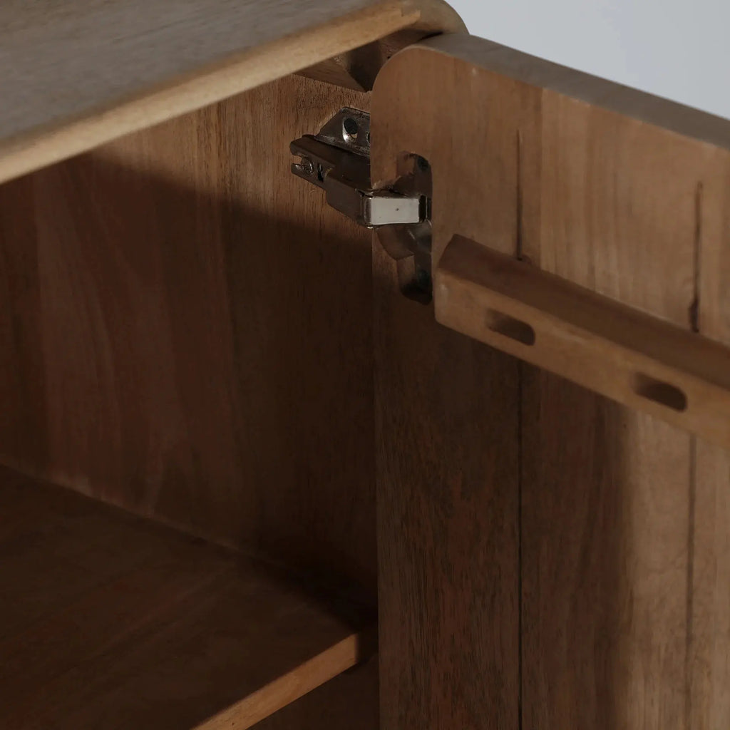 Buffet 4 Portes en Bois de Manguier CANADA - 160 cm KODU