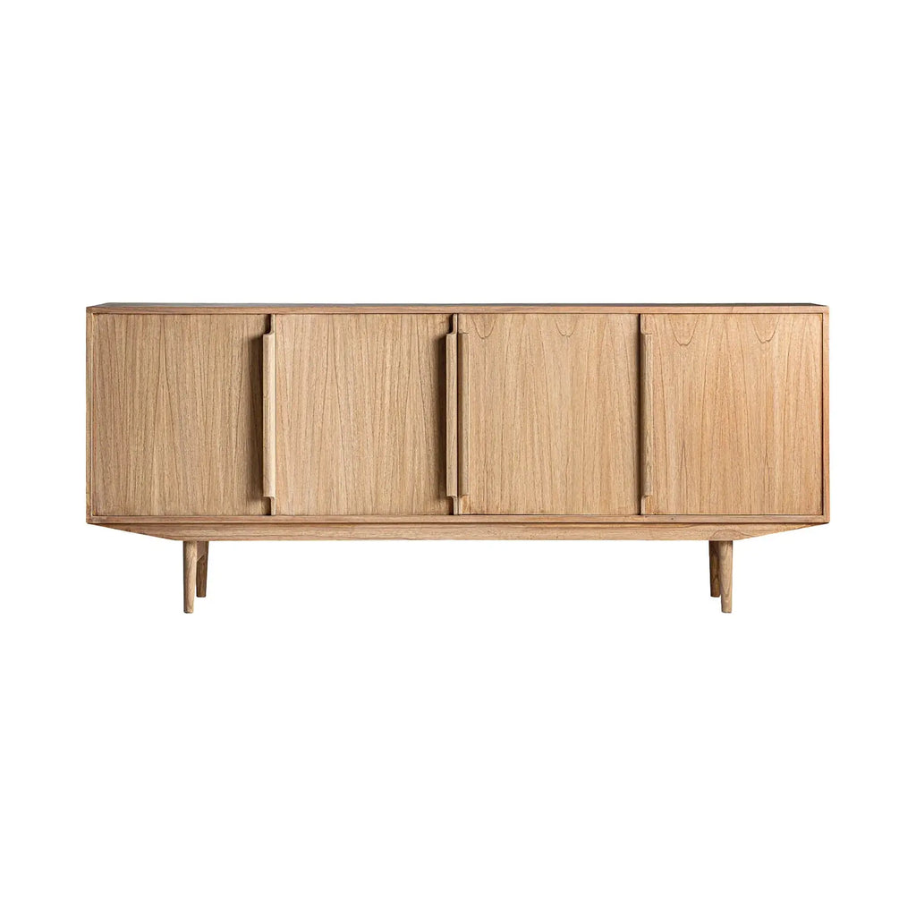 Buffet 4 Portes en Bois de Mindi Brun NYRY - 200 cm KODU