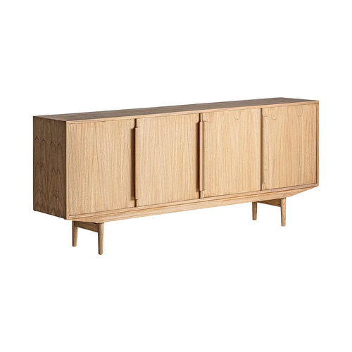 Buffet 4 Portes en Bois de Mindi Brun NYRY - 200 cm KODU