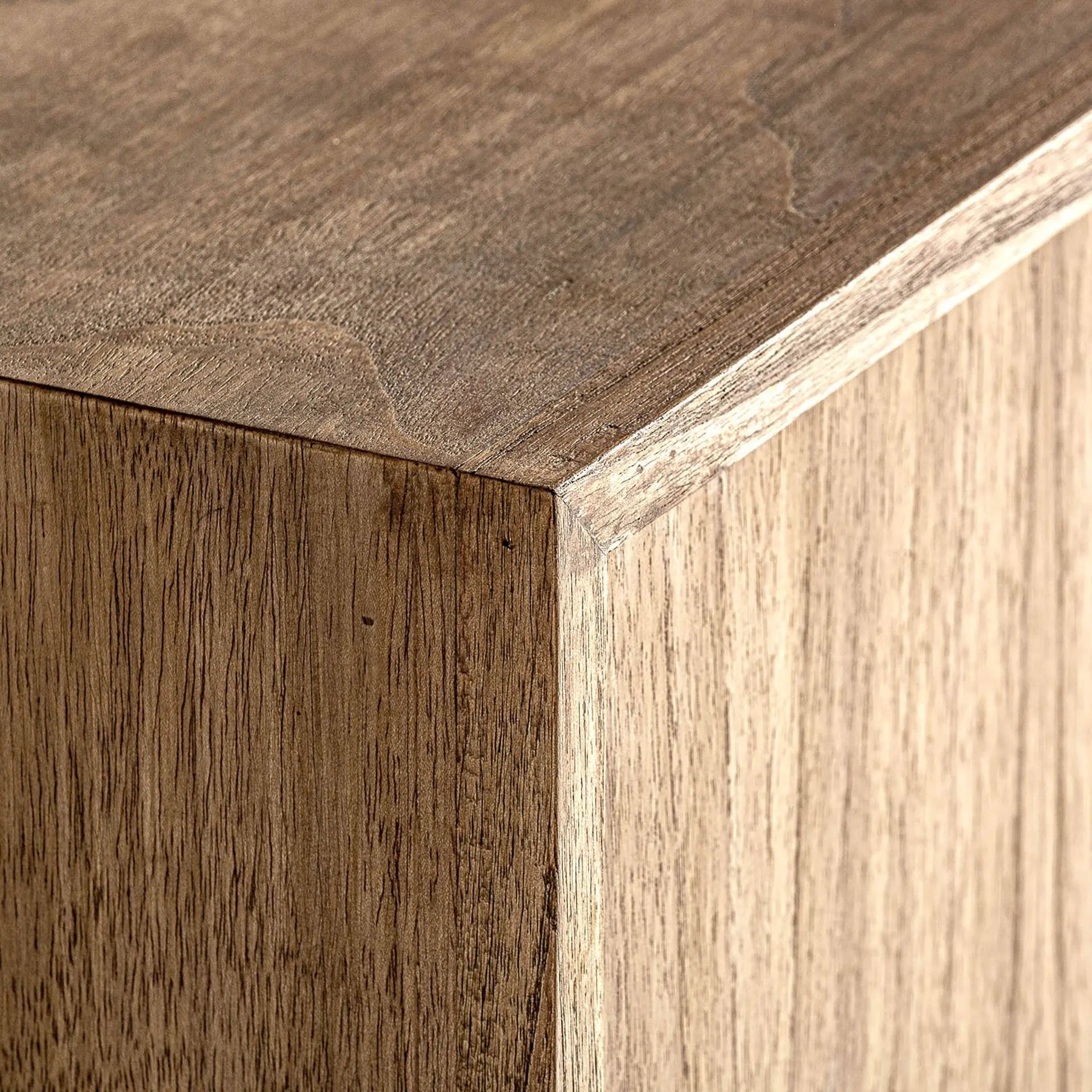 Buffet 4 Portes en Bois de Mindi Brun NYRY - 200 cm KODU