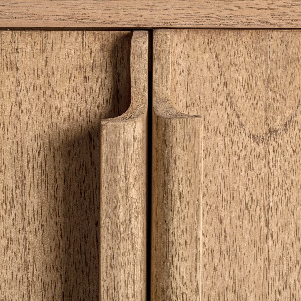 Buffet 4 Portes en Bois de Mindi Brun NYRY - 200 cm KODU