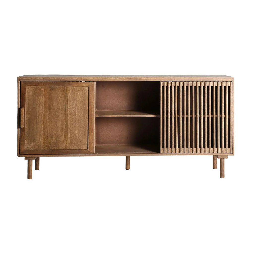 Buffet en Bois de Manguier Naturel TREVOUX - 170 cm KODU