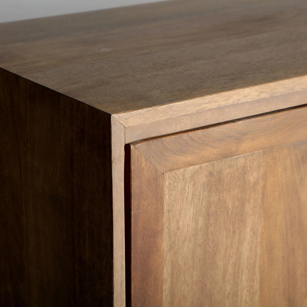Buffet en Bois de Manguier Naturel TREVOUX - 170 cm KODU