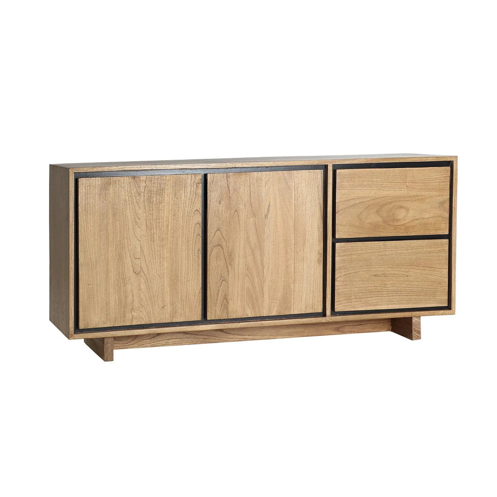 Buffet en Bois de Mindi Marron Clair OSBY - 172 cm KODU