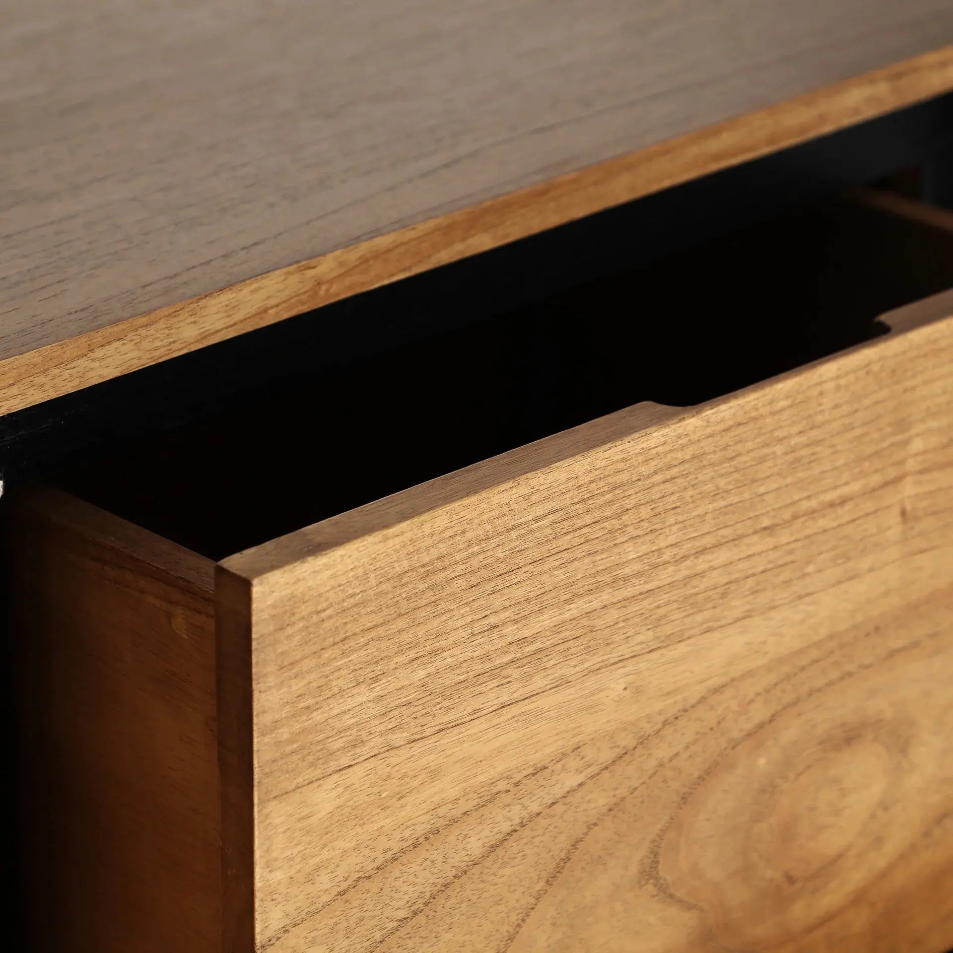 Buffet en Bois de Mindi Marron Clair OSBY - 172 cm KODU