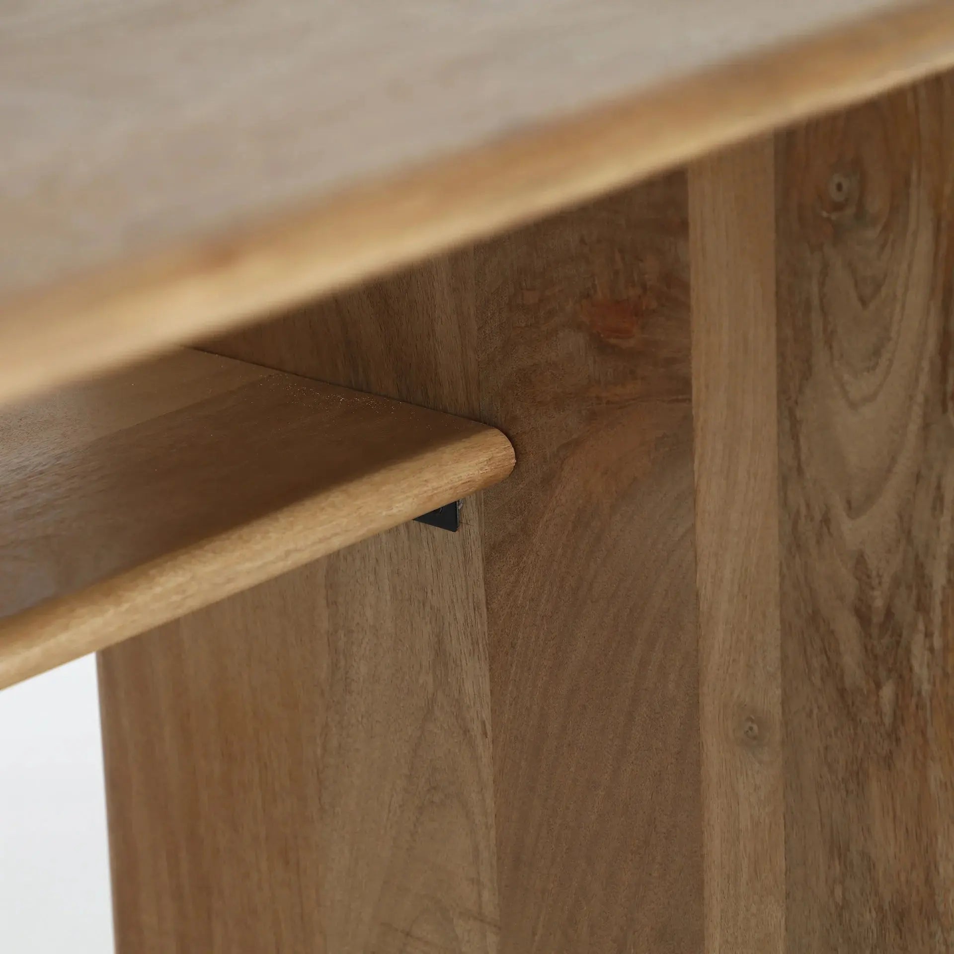 Bureau de Chambre 100% Bois de Mango Marron Clair Naturel GAILLAC - 120 x 60 cm KODU