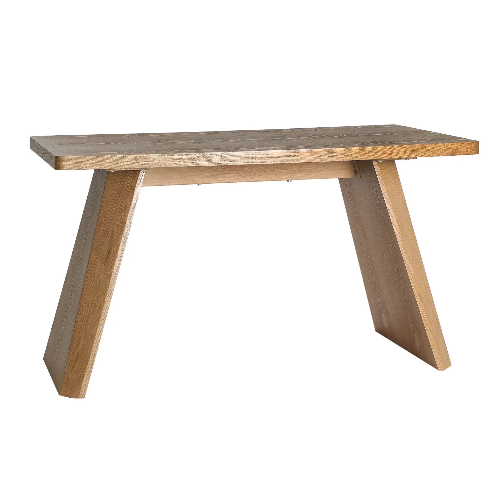 Bureau de Chambre en Bois MDF Marron Clair LAUZERTE - 140 x 70 cm KODU