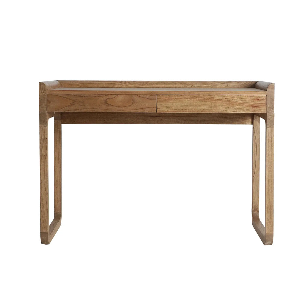 Bureau de Chambre en Bois de Mindi Marron LECCE - 120 x 60 cm KODU