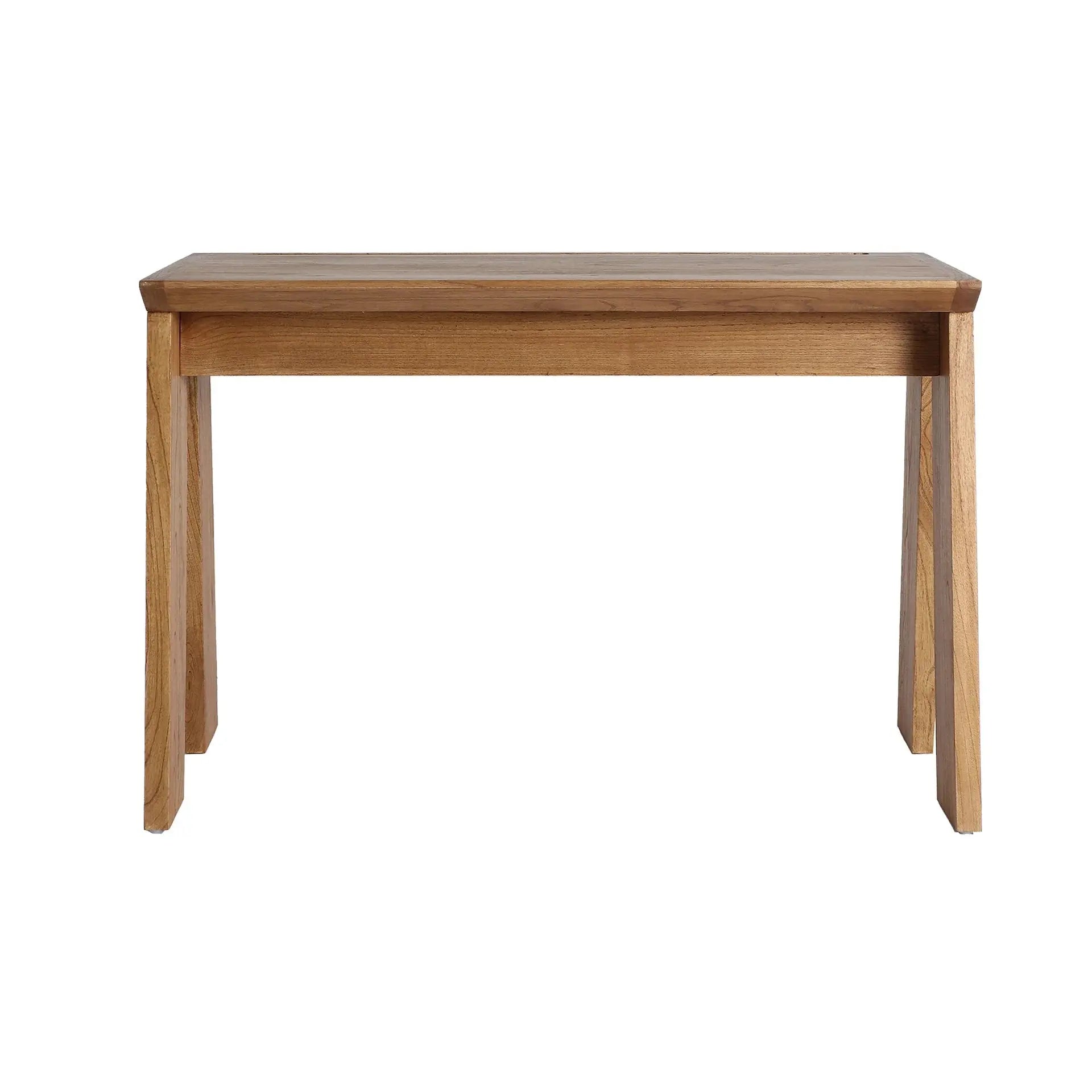 Bureau de Chambre en Bois de Mindi Marron MITO - 120 x 65 cm KODU