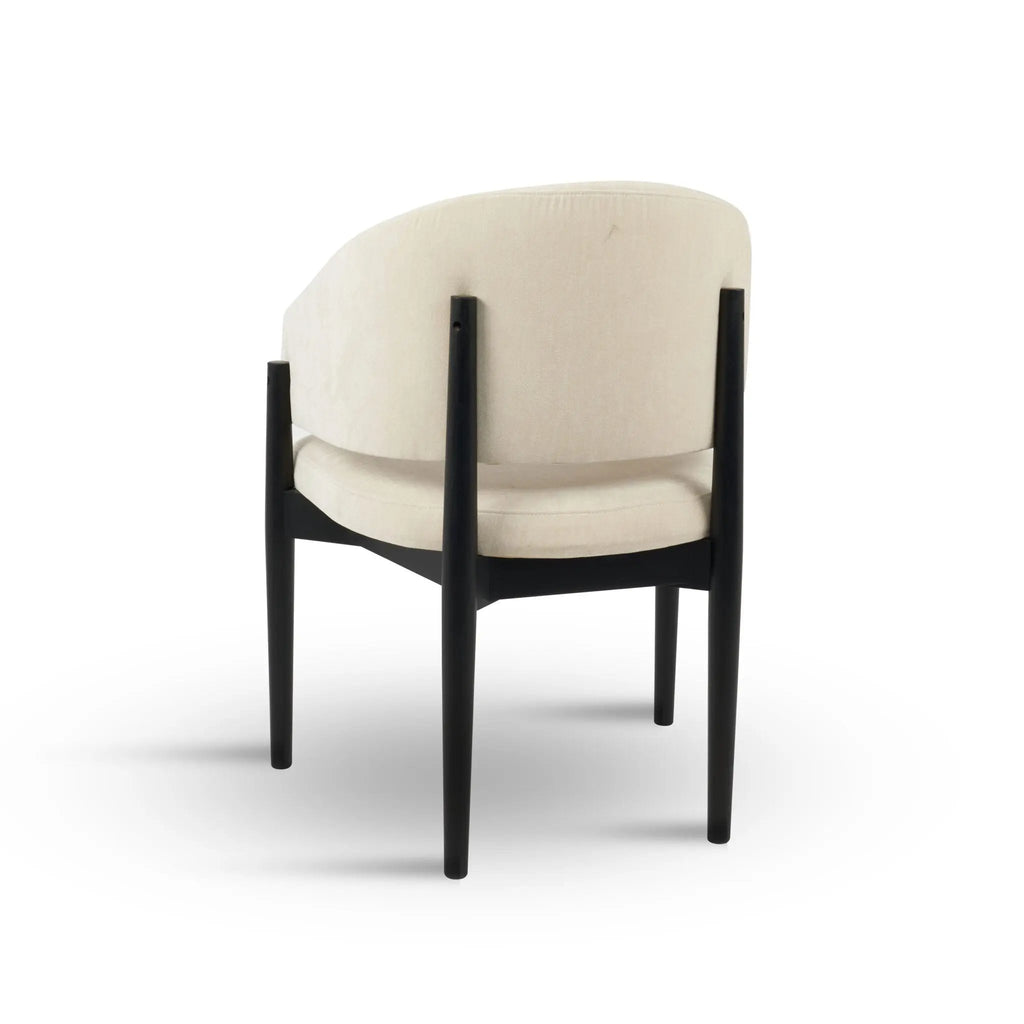 Chaise en bois d’hévéa VANIA - 61 x 55 cm Hawali Home