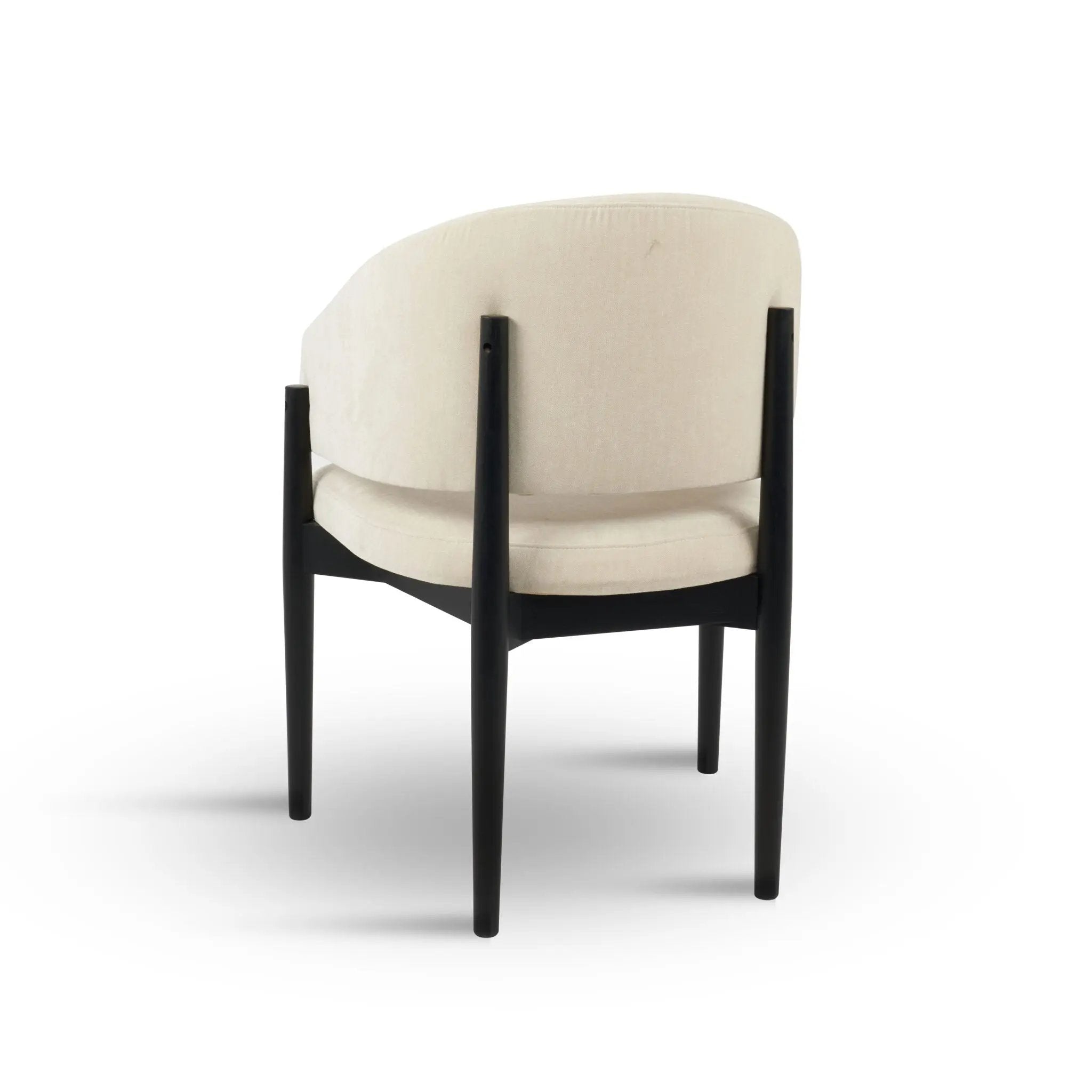 Chaise en bois d’hévéa VANIA - 61 x 55 cm Hawali Home