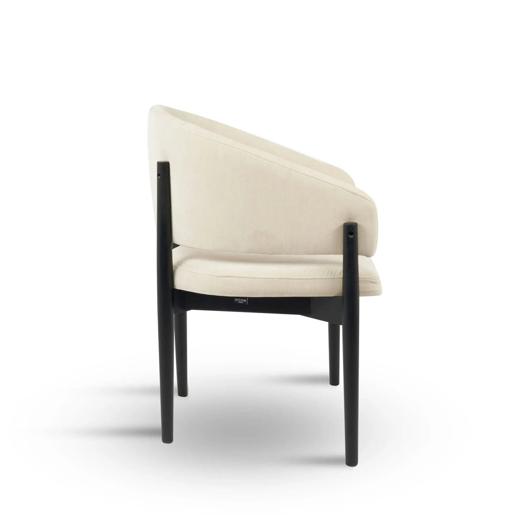 Chaise en bois d’hévéa VANIA - 61 x 55 cm Hawali Home