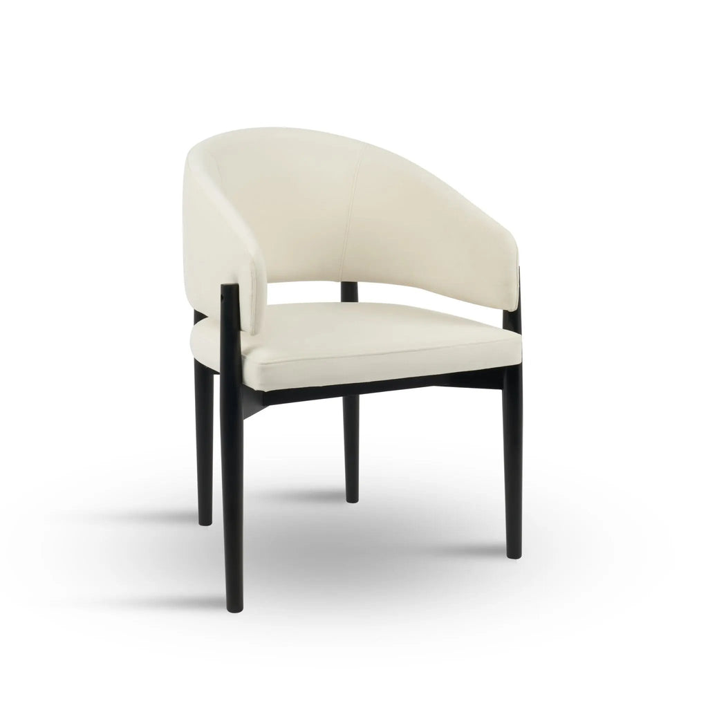 Chaise en bois d’hévéa VANIA - 61 x 55 cm Hawali Home