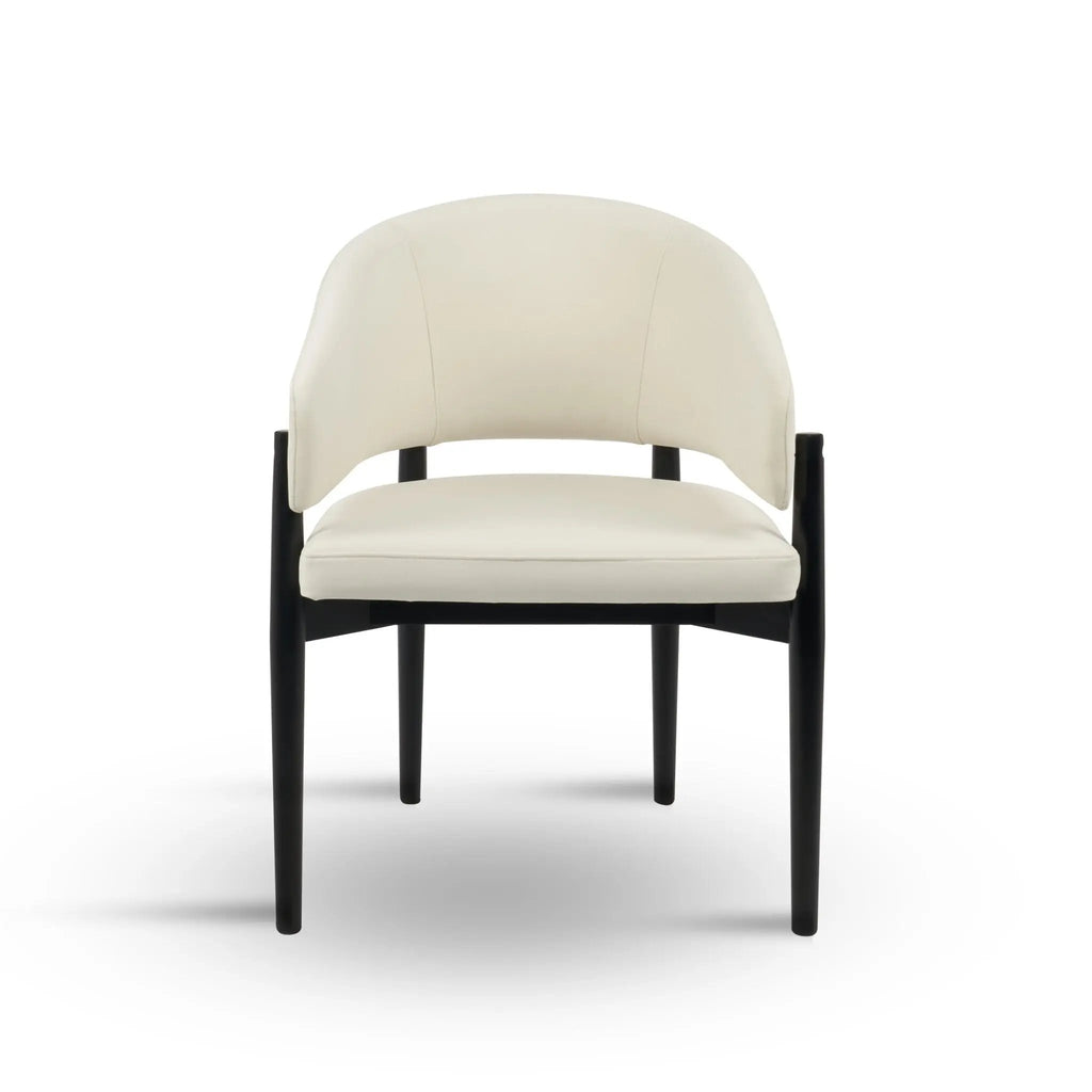 Chaise en bois d’hévéa VANIA - 61 x 55 cm Hawali Home