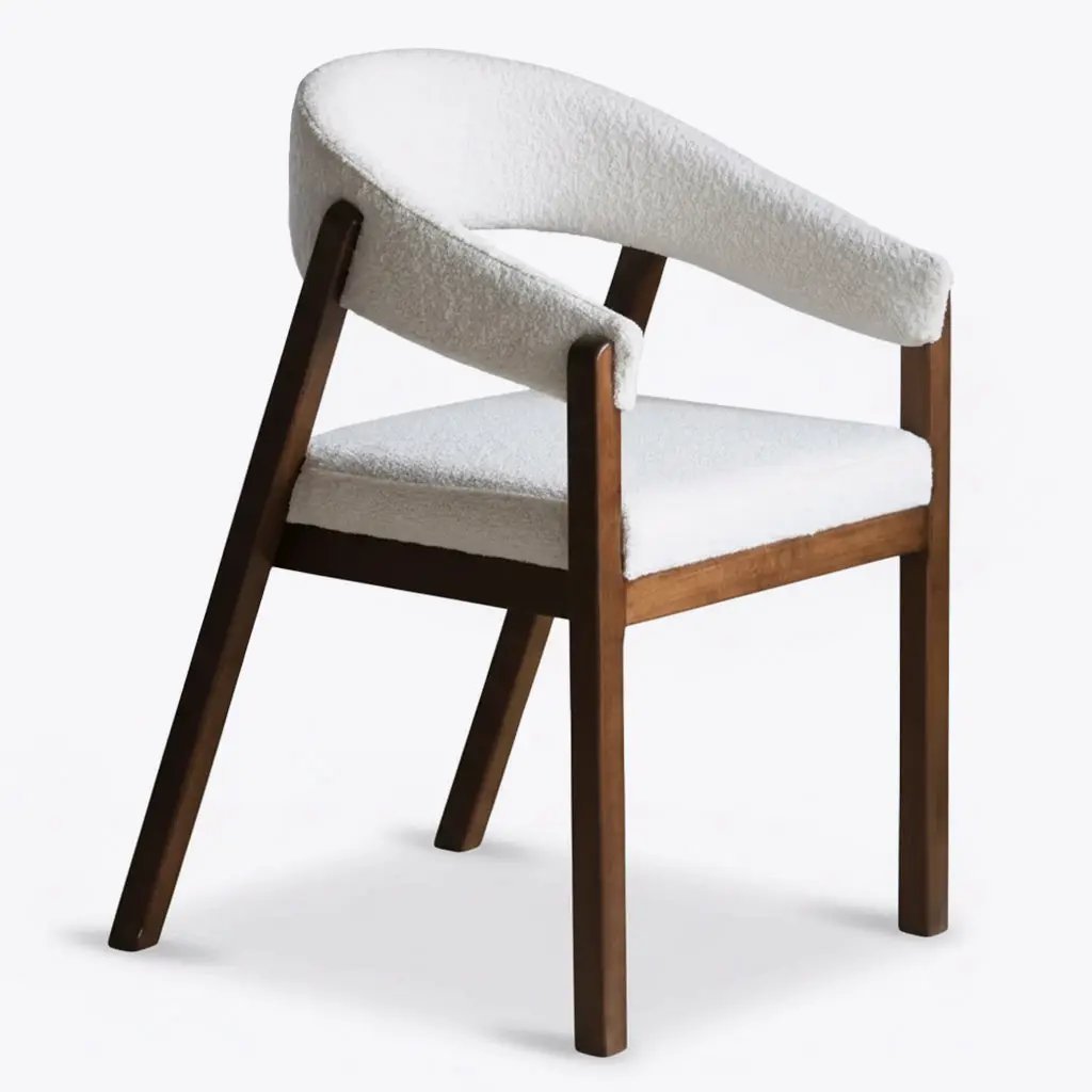 Chaise en Bois CLOUDY - 50 x 46 cm Hawali Home