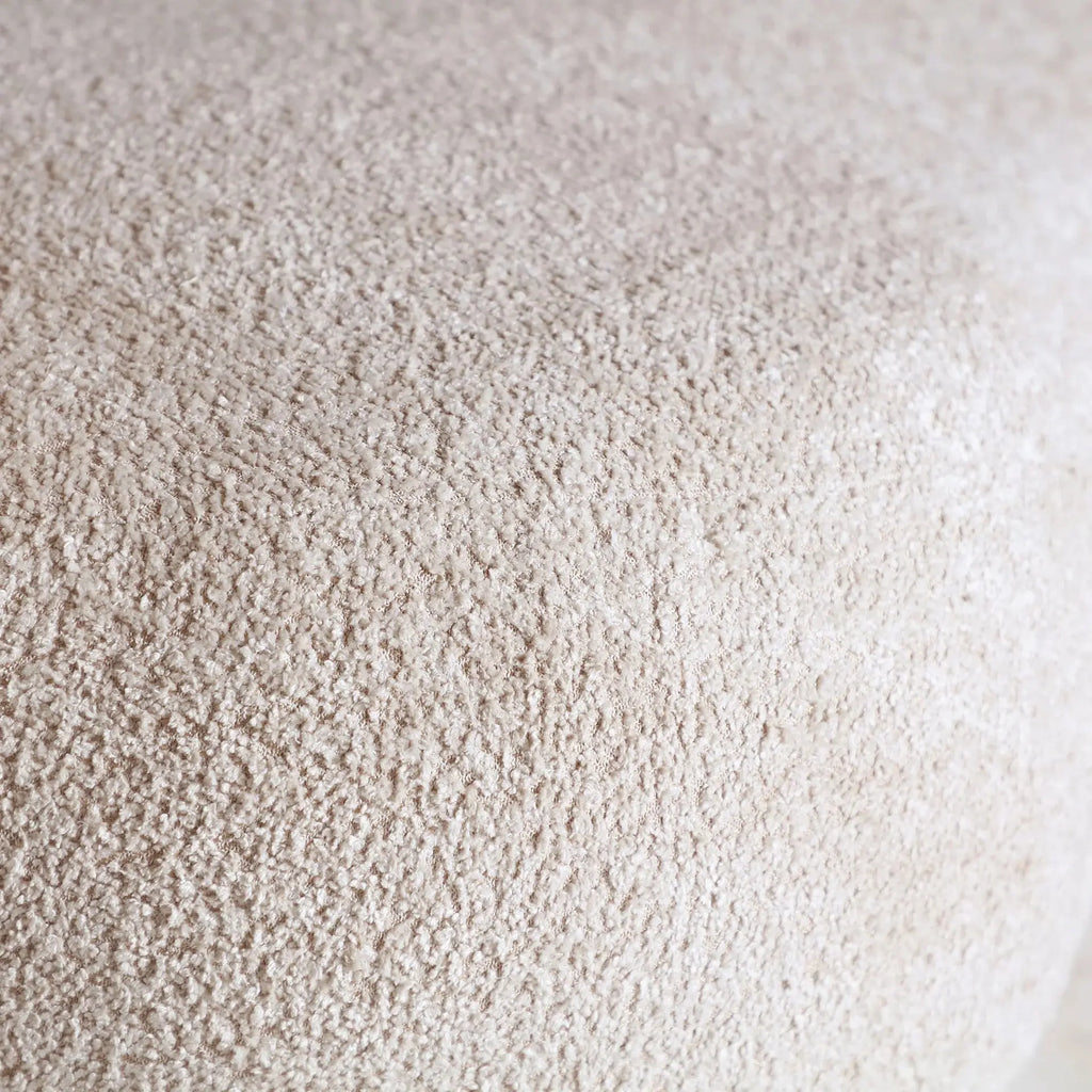 Canapé Droit 3 Places Tissu Beige WILTHEN - 91 x 181 cm KODU