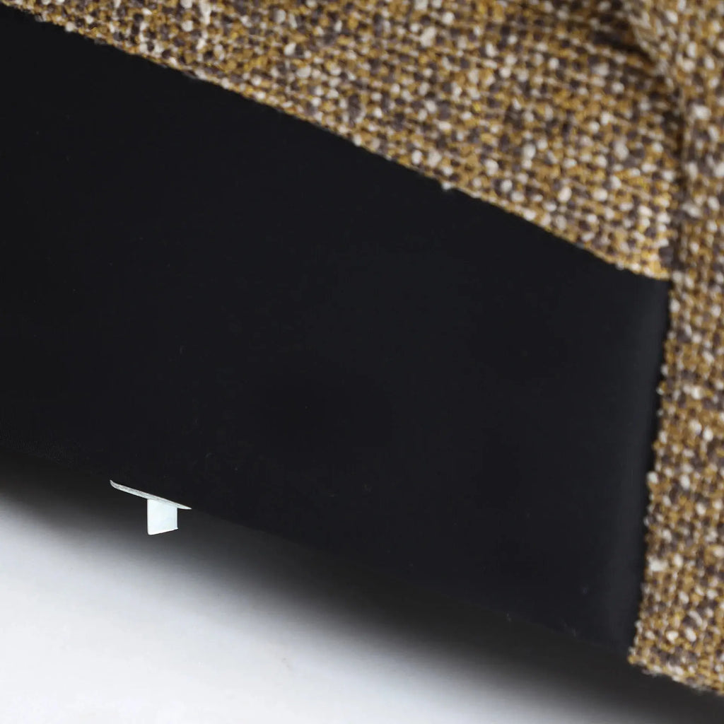 Canapé d'Angle Tissu Brun ARBOIS - 160 x 280 cm KODU