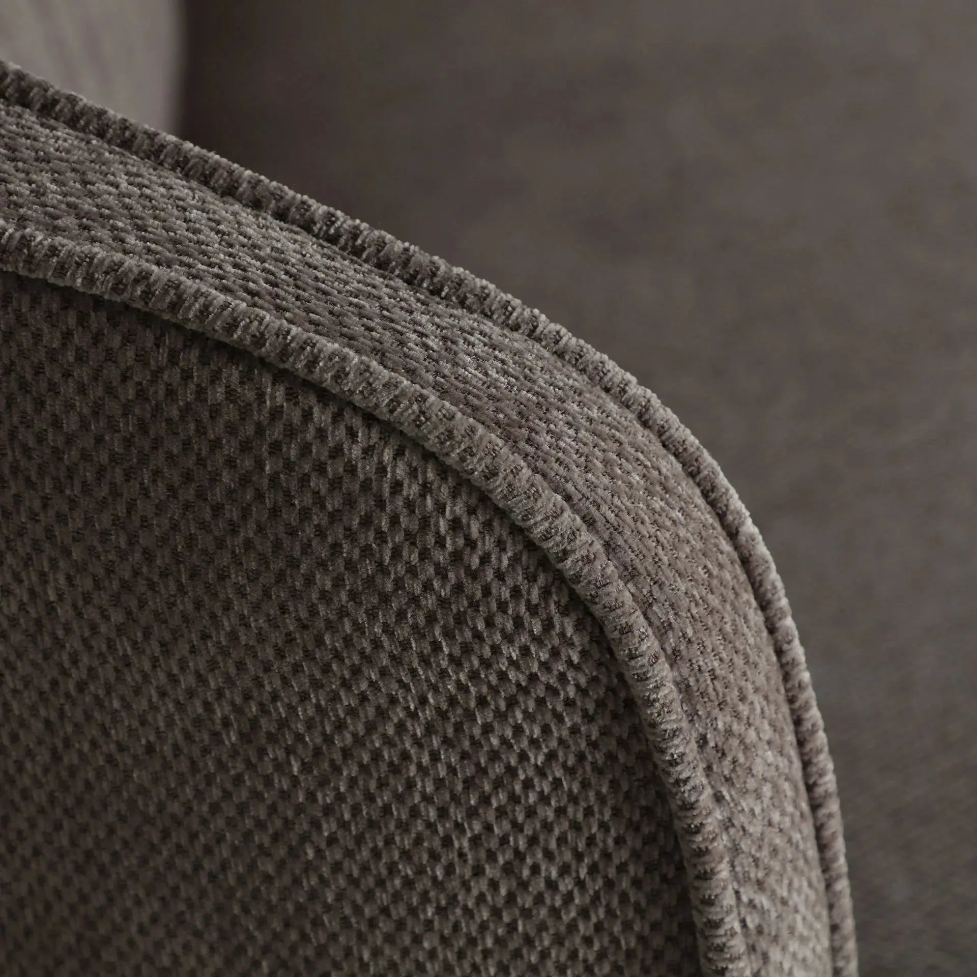 Canapé d'Angle Tissu Gris-Noir KERNS - 178 x 215 cm KODU
