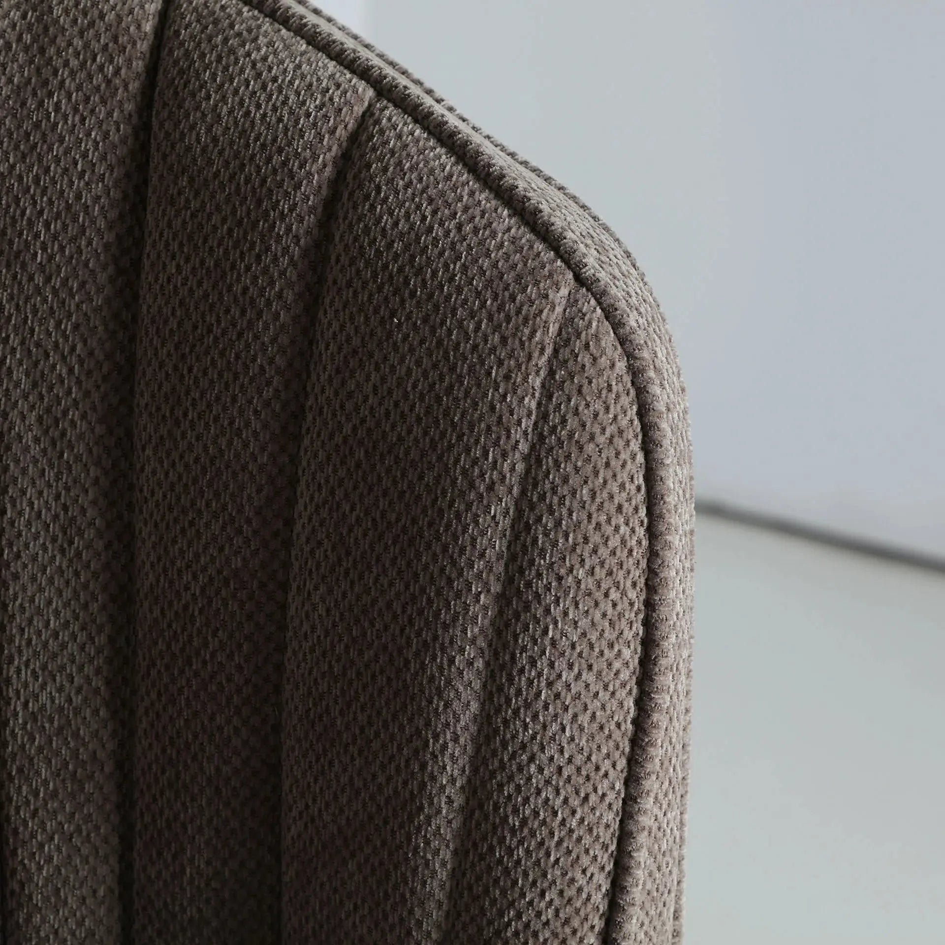 Canapé d'Angle Tissu Gris-Noir KERNS - 178 x 215 cm KODU