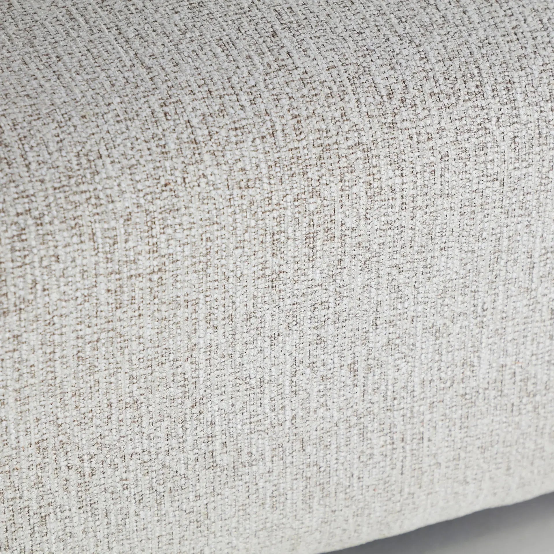 Canapé d'Angle en Tissu Blanc Marbré GLAND - 160 x 280 cm KODU