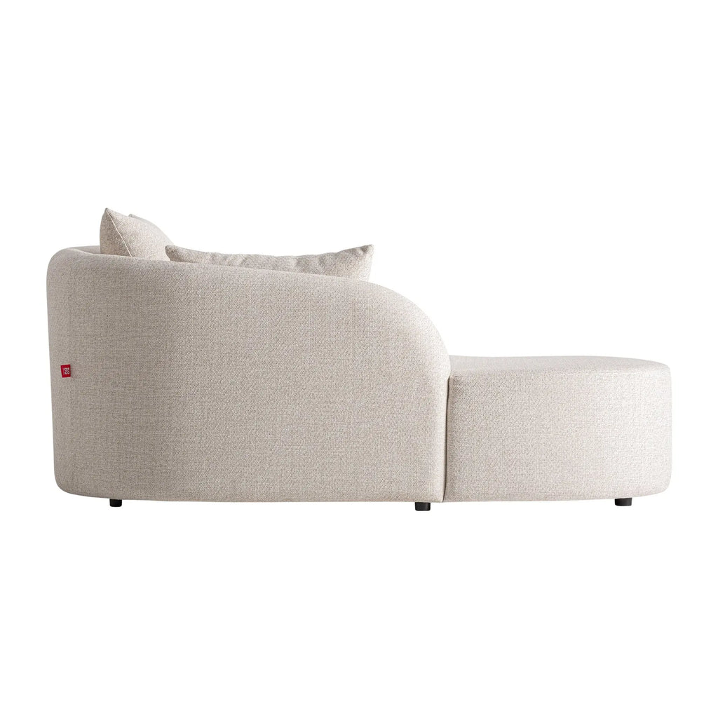 Chaise Longue Imperméable Beige VITZNAU - 96 x 180 cm KODU