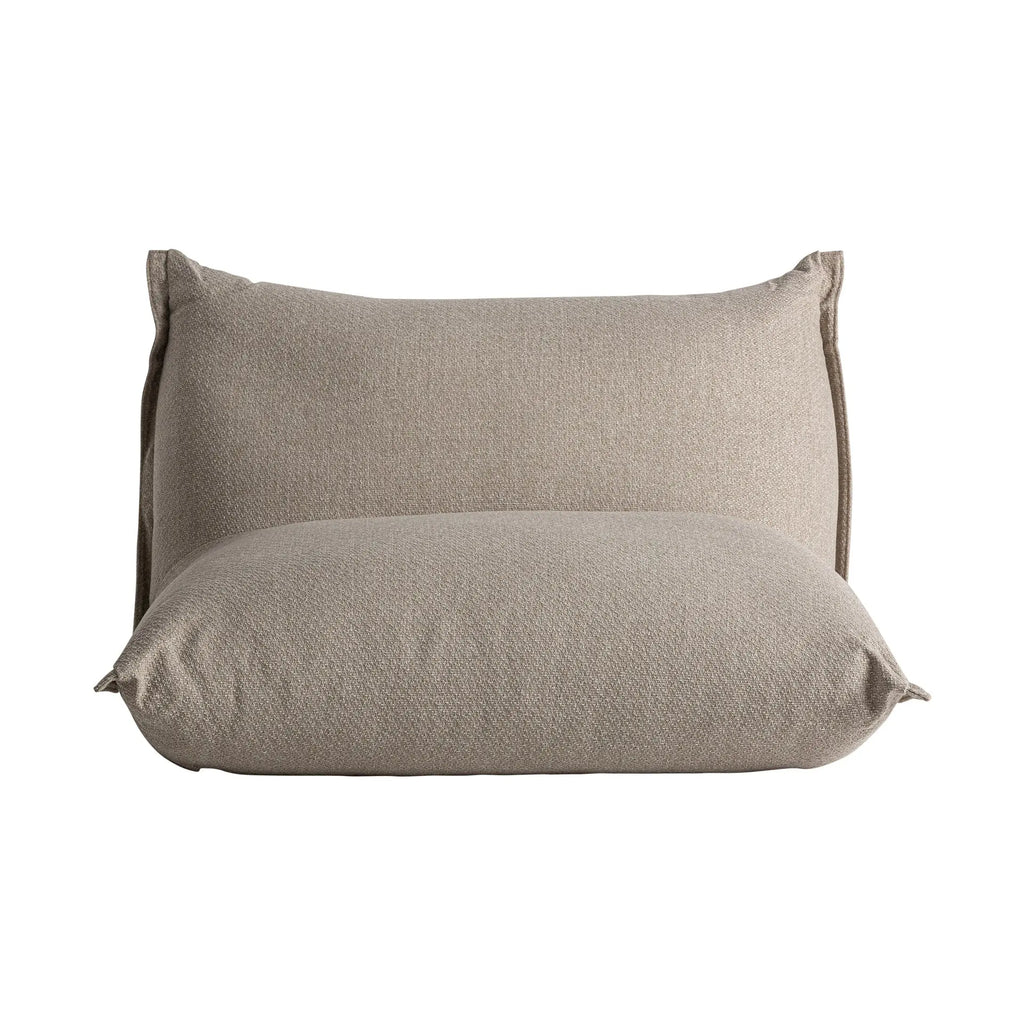 Chaise Longue Imperméable Taupe ZERMATT - 100 x 175 cm KODU