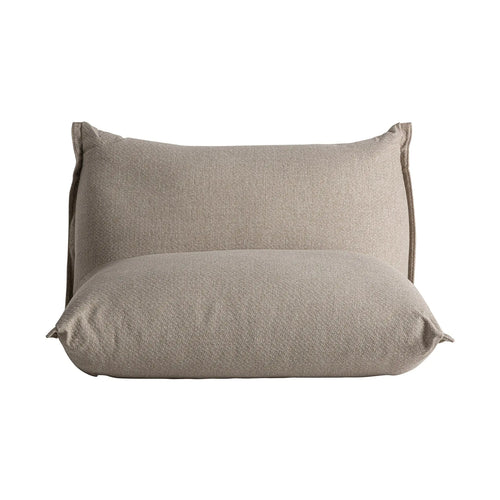 Chaise Longue Imperméable Taupe ZERMATT - 100 x 175 cm KODU