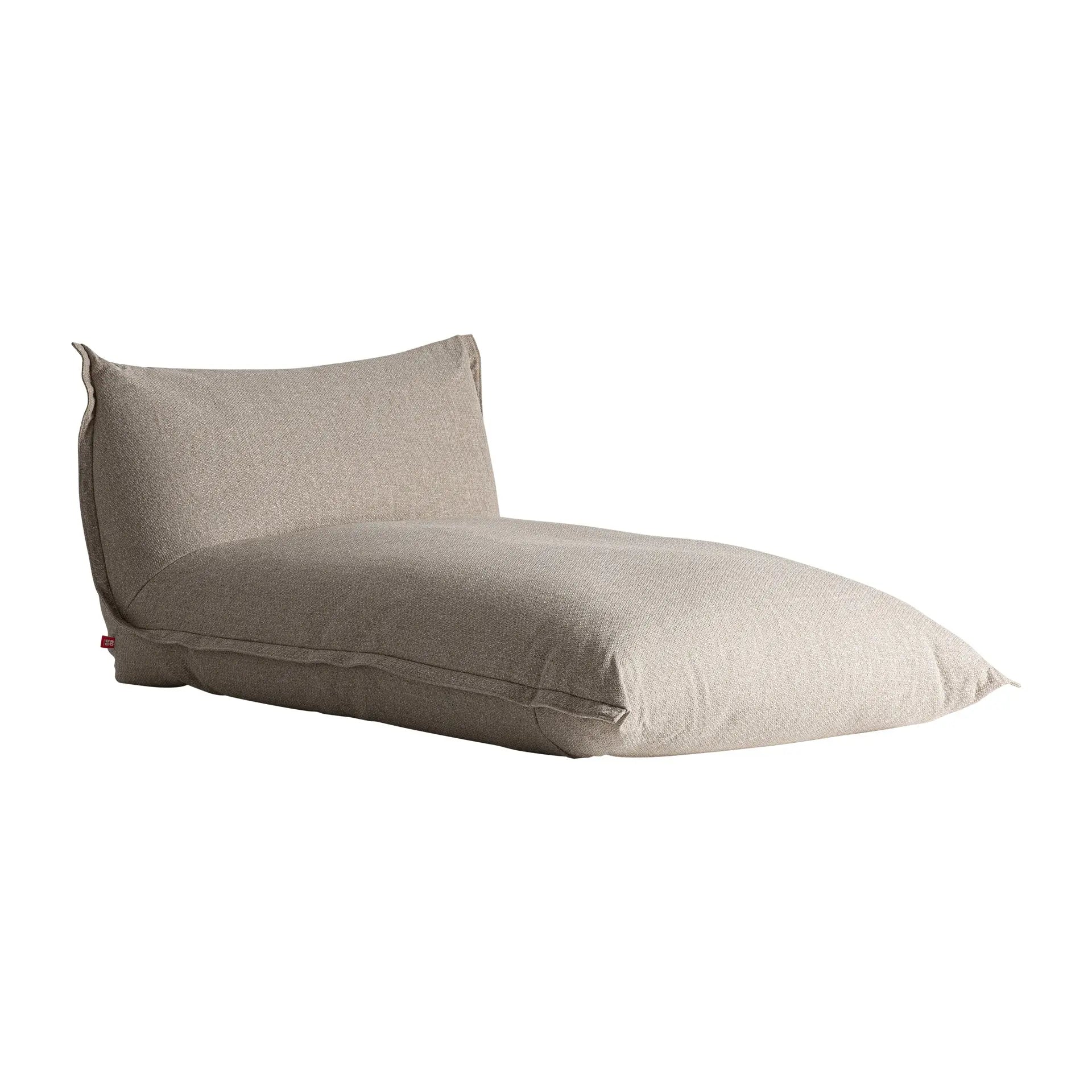 Chaise Longue Imperméable Taupe ZERMATT - 100 x 175 cm KODU