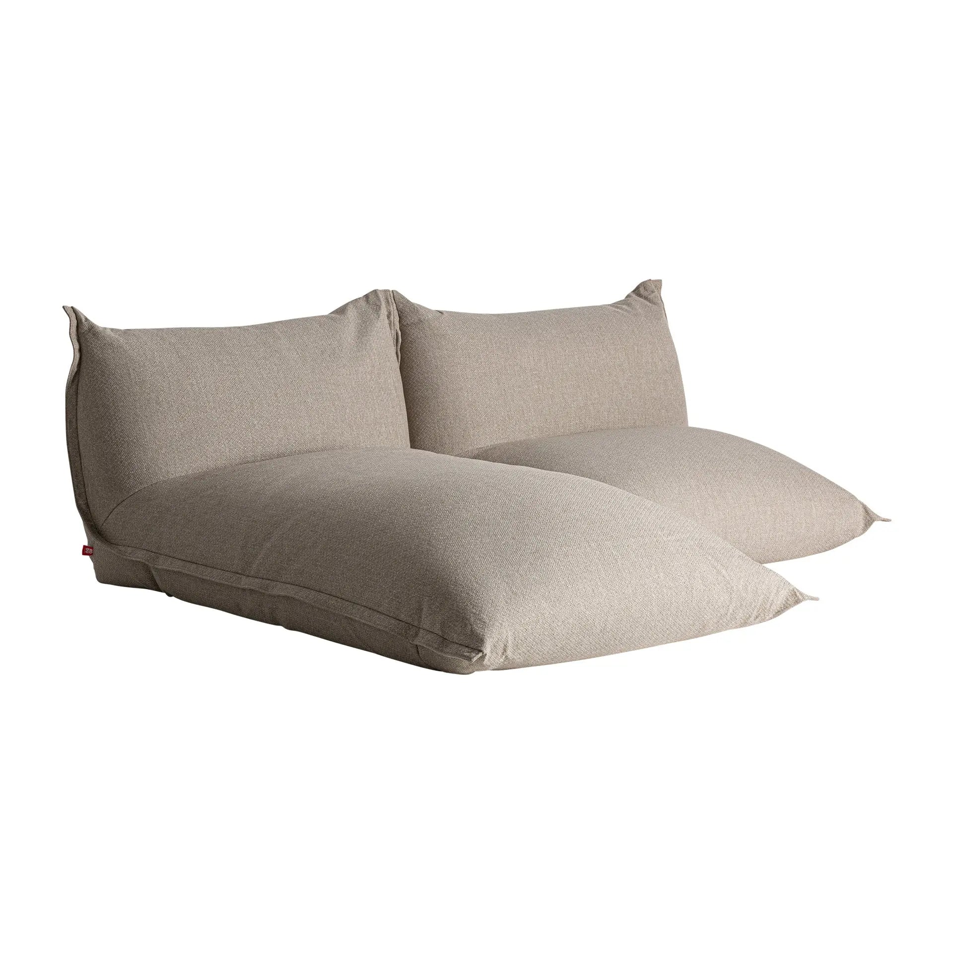 Chaise Longue Imperméable Taupe ZERMATT - 100 x 175 cm KODU
