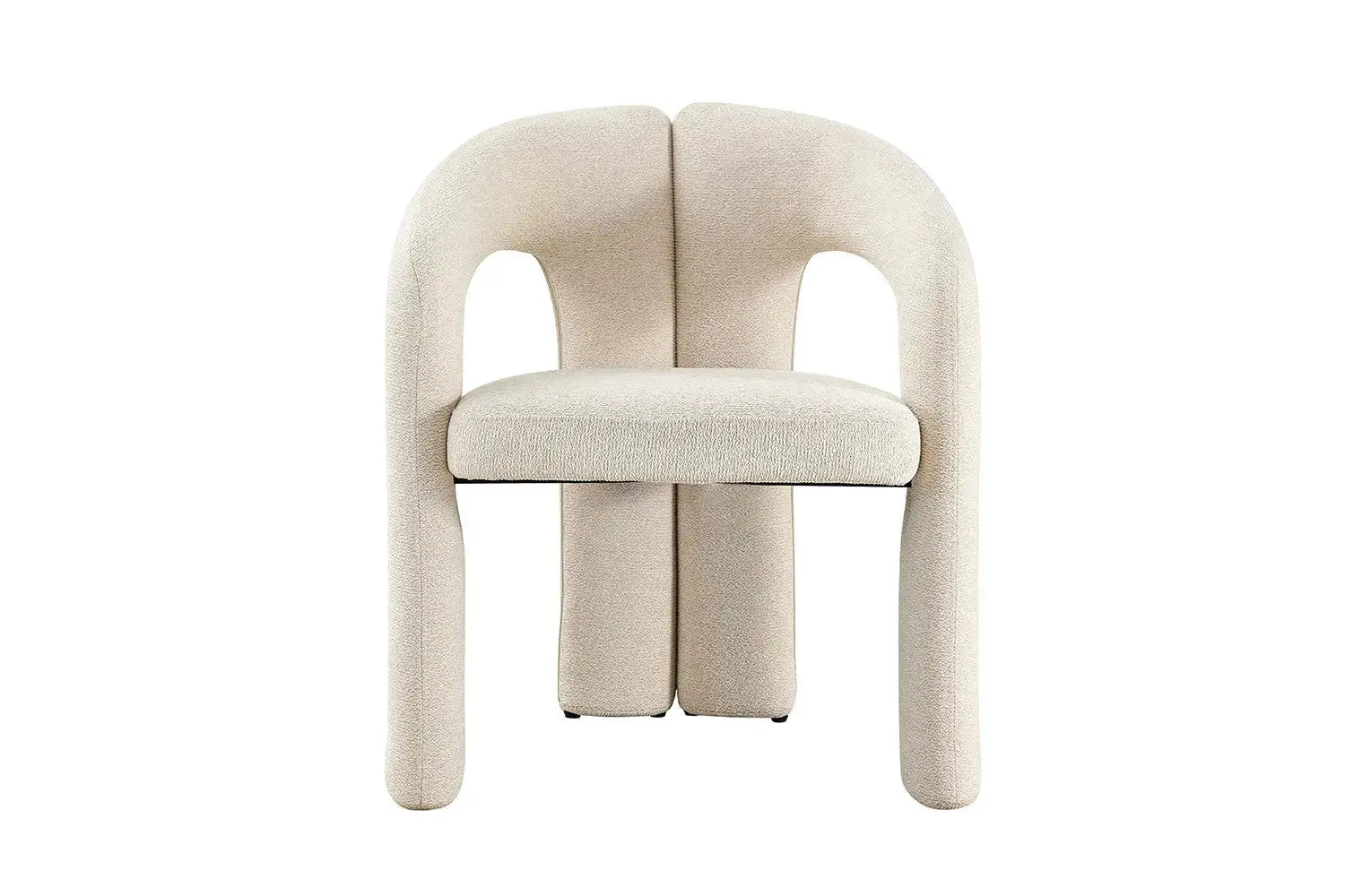 Chaise avec Accoudoirs en Tissu LANA - 63 x 62 cm Rousseau