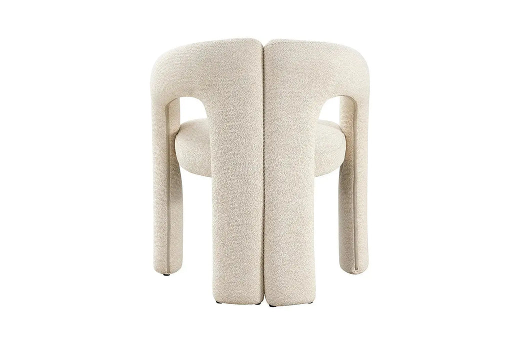 Chaise avec Accoudoirs en Tissu LANA - 63 x 62 cm Rousseau