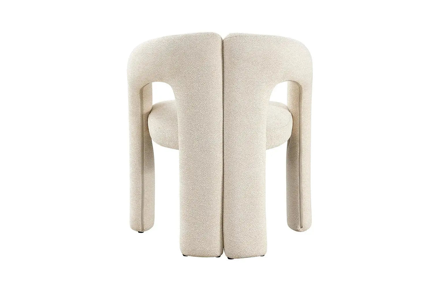 Chaise avec Accoudoirs en Tissu LANA - 63 x 62 cm Rousseau