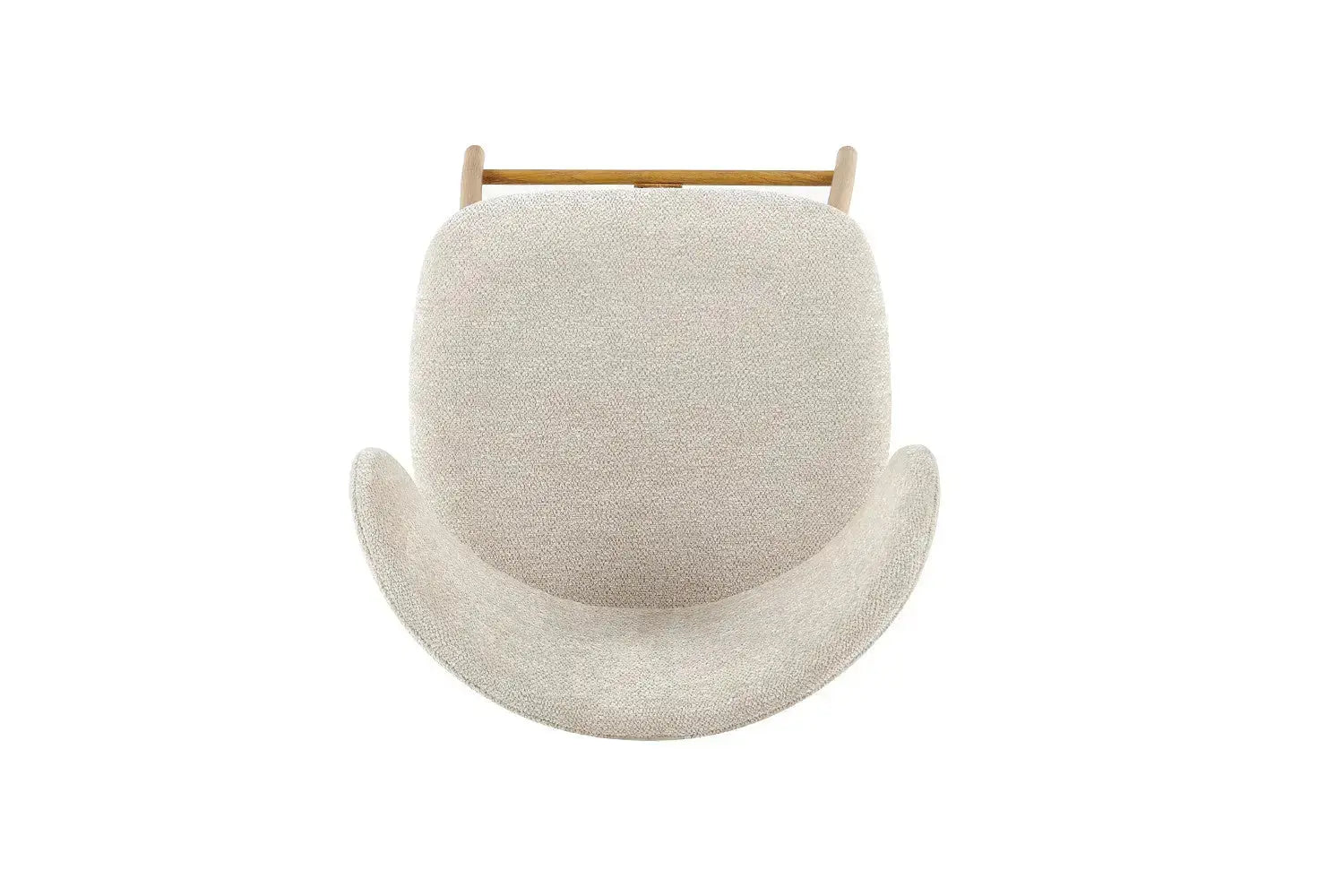 Chaise de Bar Effet Bois Naturel LIVIA - 51 x 50 cm Rousseau