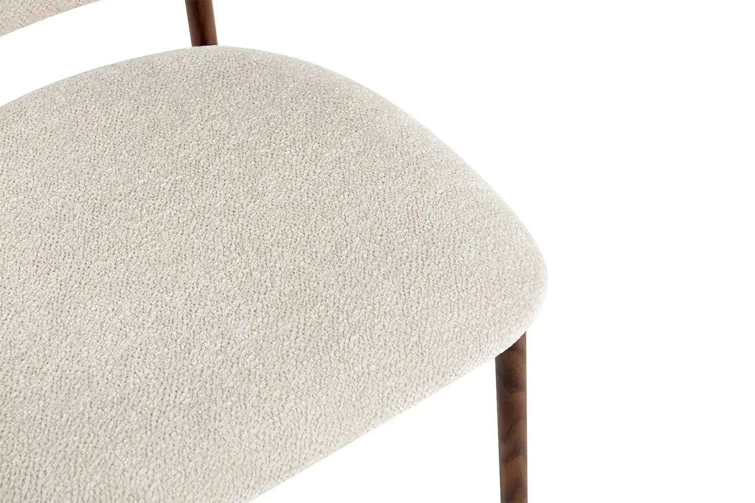 Chaise de Bar Effet Bois de Noyer LIVIA - 51 x 50 cm Rousseau