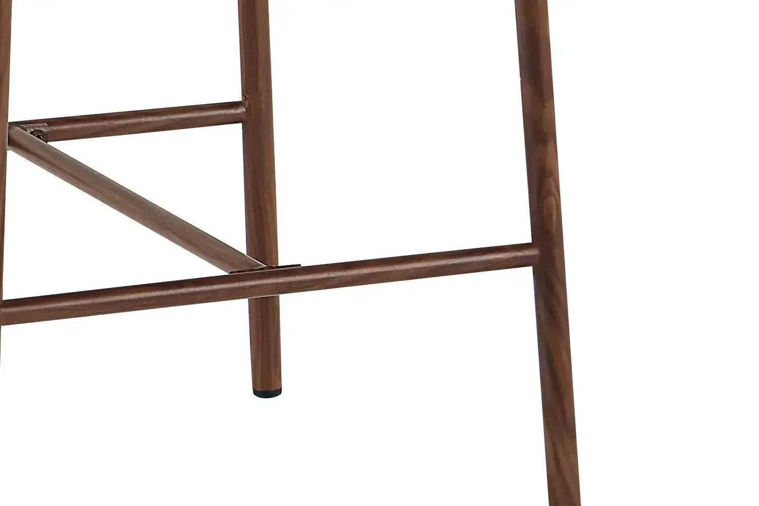 Chaise de Bar Effet Bois de Noyer LIVIA - 51 x 50 cm Rousseau